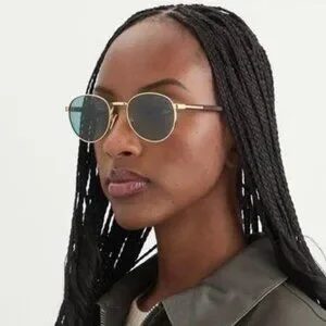 Prada | Accessories | Prada Women Sunglasses Gold Lago Round  display picture 3